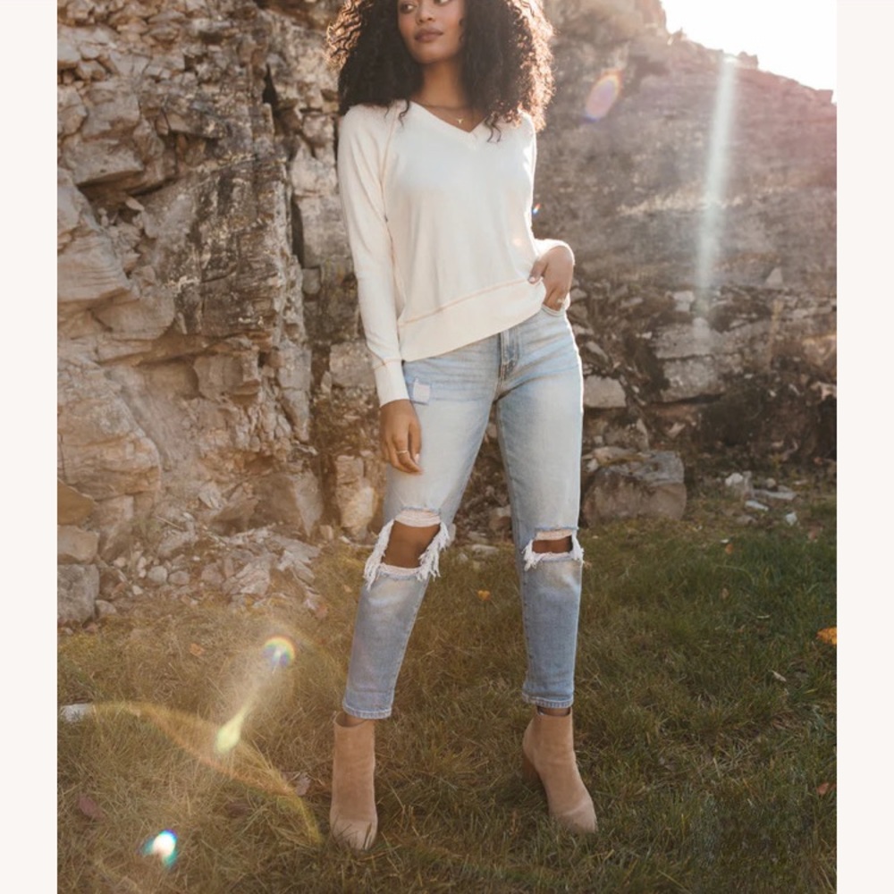✨ Anthropologie Paper Crane Boho Lightweight Sweater ✨ - Picture 9 of 15